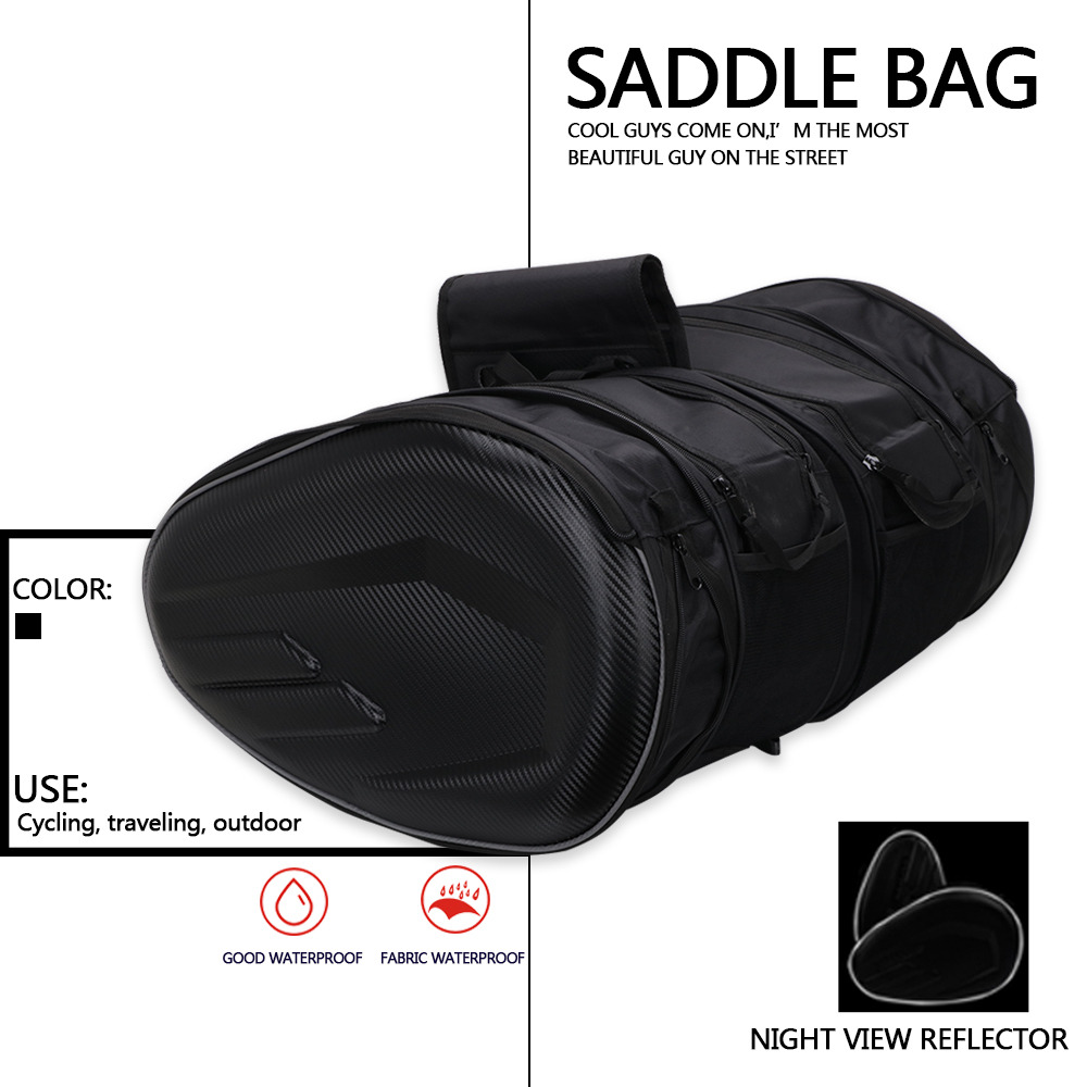 Panniers Waterproof Rear - Motorrad-Tasche für den Rücksitz, wasserdicht, großes