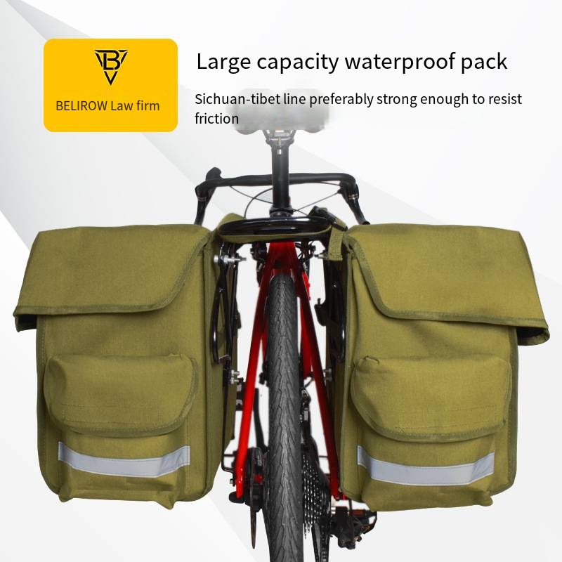 Panniers Waterproof Rear - Große Kapazität Fahrrad Hinten Tasche Doppel