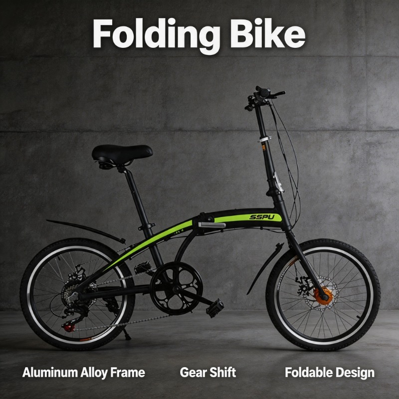 Commuter Biking - 20 Zoll Faltrad - Leichtes Aluminium-Legierungs-Pendlerfahrrad