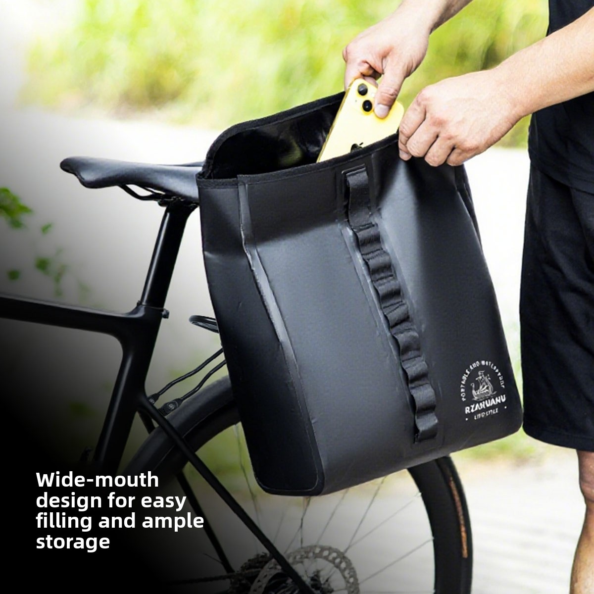 Panniers Waterproof Rear - Wasserdichte Motorrad-Vorder- und Hecktasche - Organizer