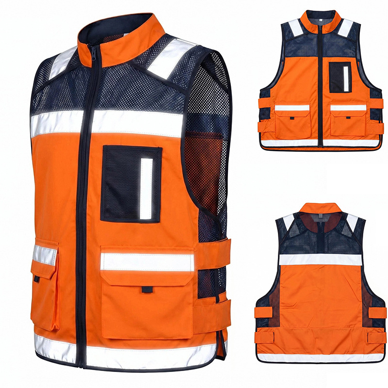 Reflective Vest Cycling - AYGHK reflektierende Führungsvesten-Warnweste, Sicherheitsanzug, Radfahren, Fahren,