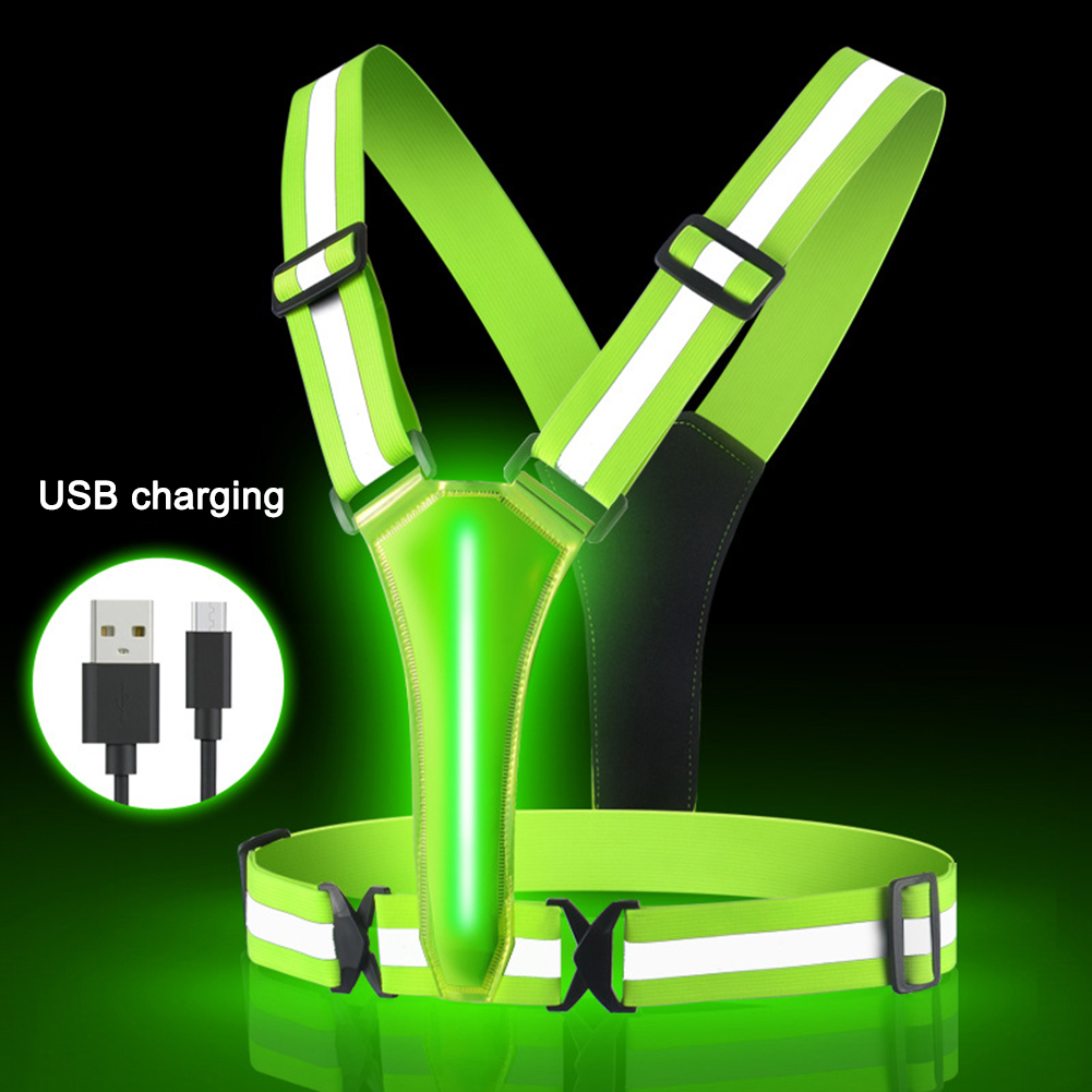 LED-Lauf weste USB wiederauf l – Reflective Vest Cycling Bewertung und Preis