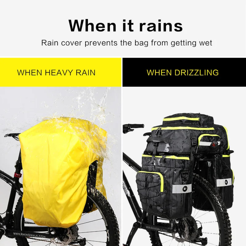 60L 3 In 1 Mountain Road Fahrr – Panniers Waterproof Rear Bewertung und Preis