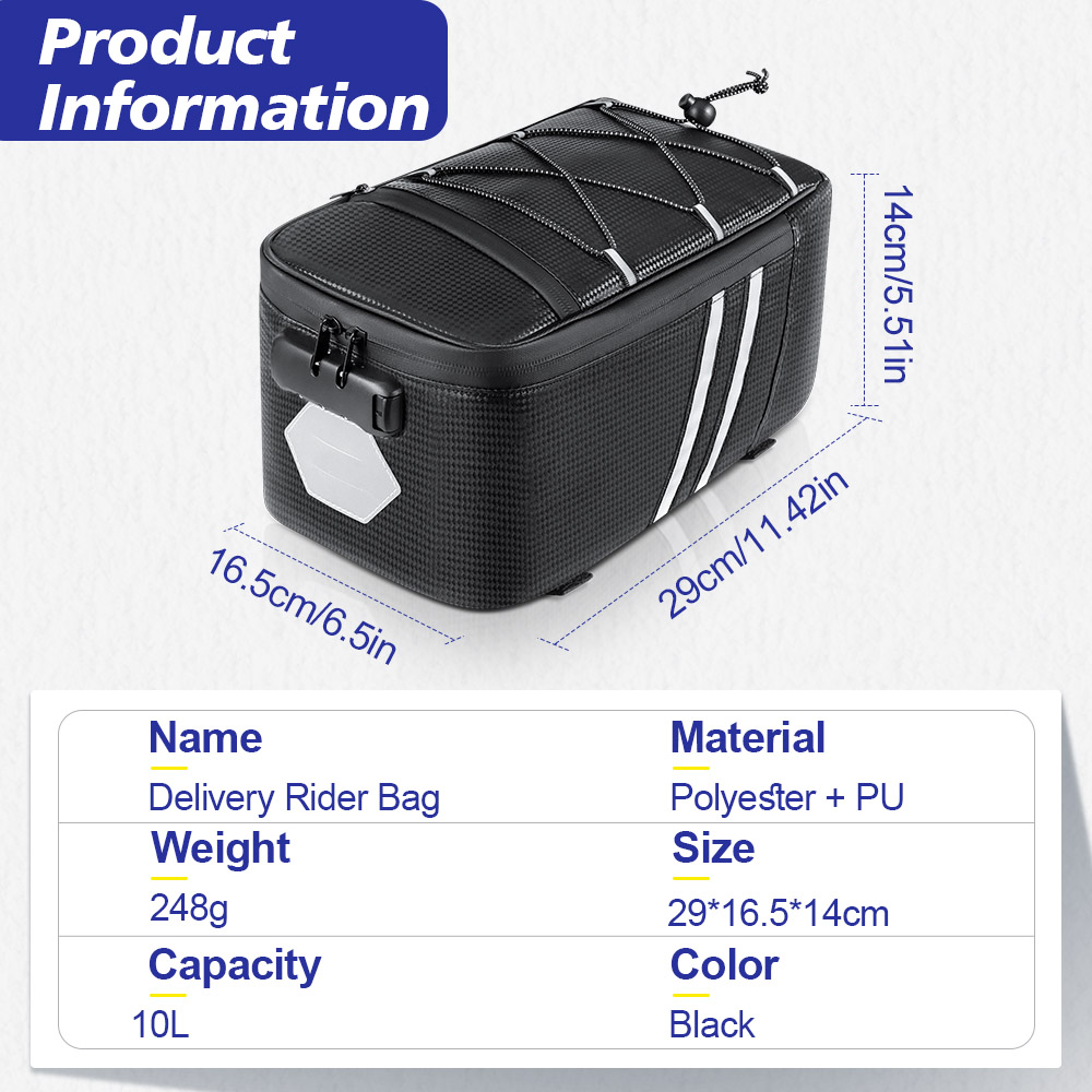 Fahrrad-Gepäckträgertasche mit – Panniers Waterproof Rear Bewertung und Preis