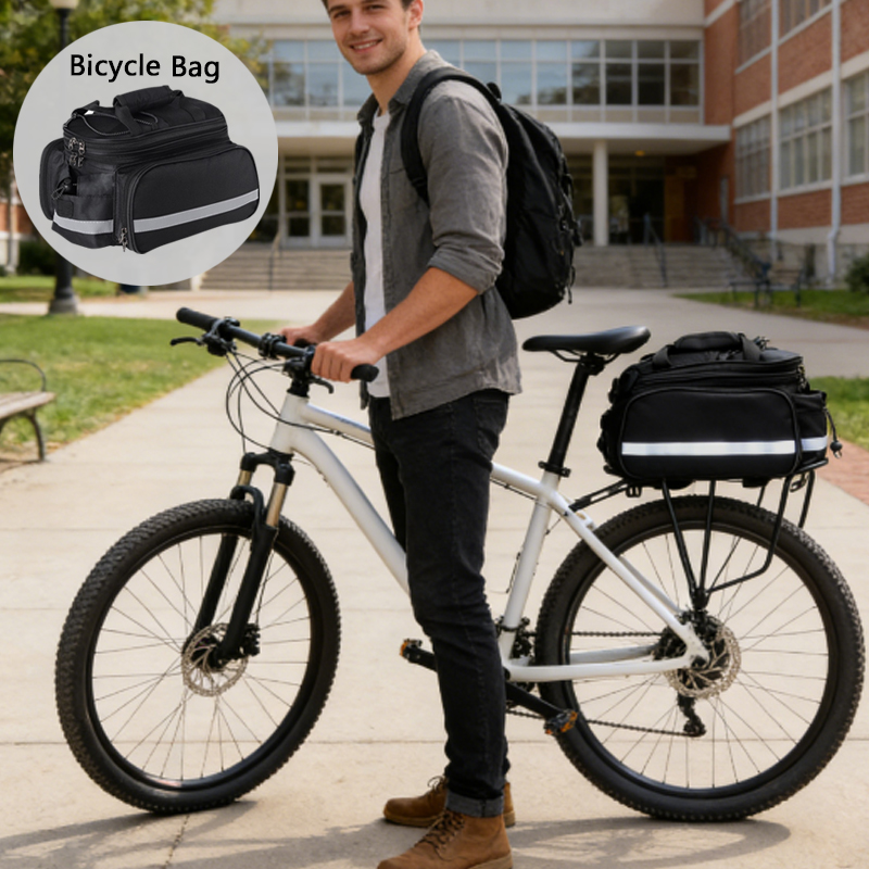1 Stück Fahrrad-Gepäckträgerta – Cycling Commute In Rain Bewertung und Preis