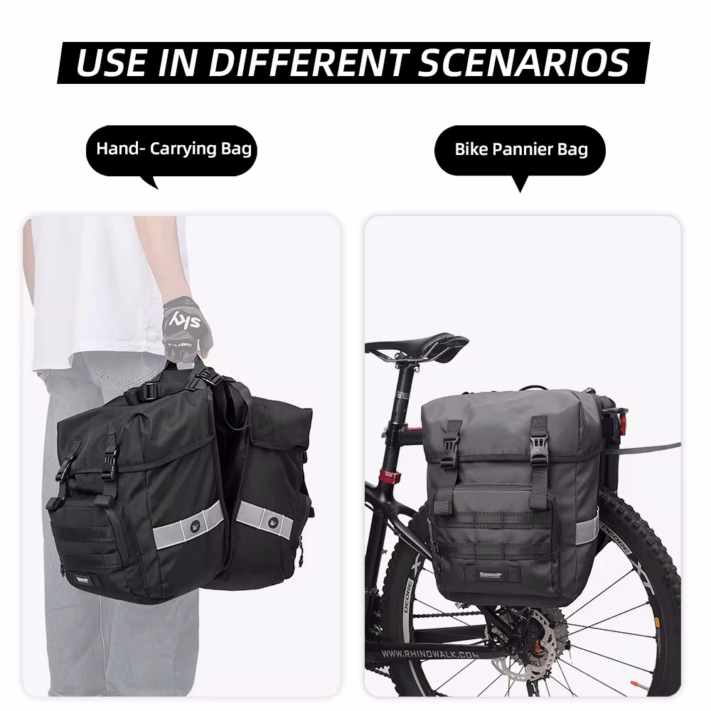 40L Fahrrad-Gepäckträgertasche – Panniers Waterproof Rear Bewertung und Preis