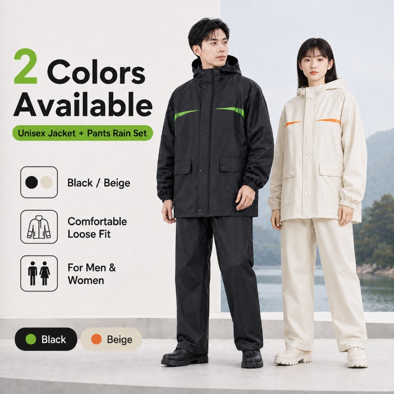 Unisex 2-teiliger wasserdichte – Cycling Commute In Rain Bewertung und Preis