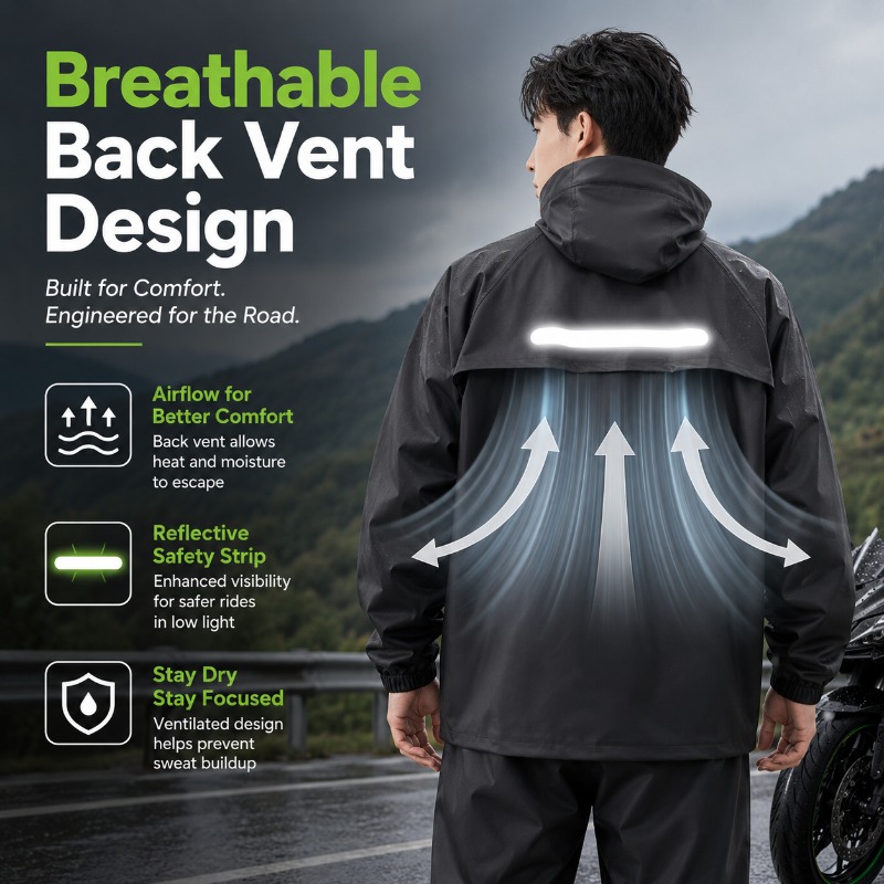 Unisex 2-teiliger wasserdichte – Cycling Commute In Rain Bewertung und Preis