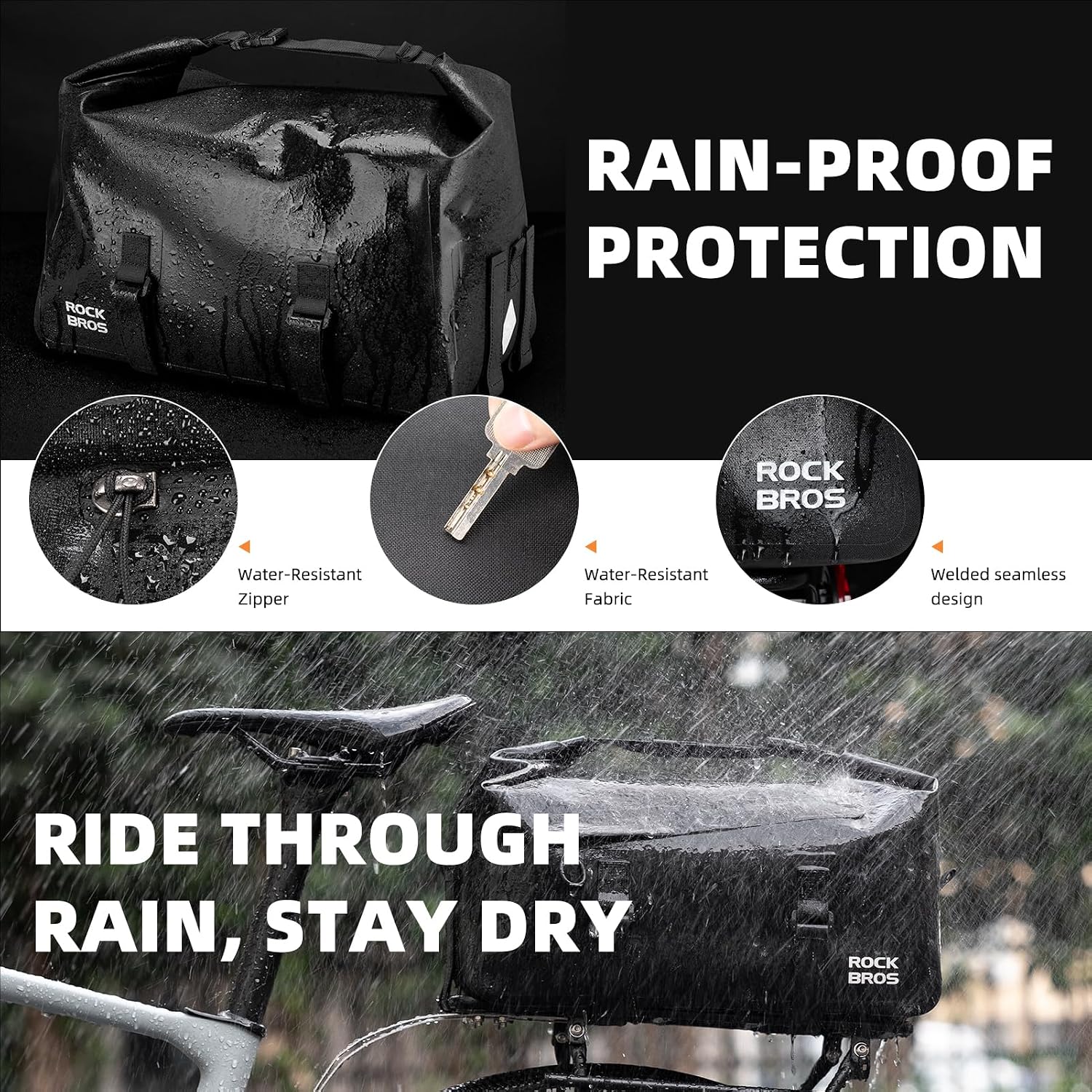 Fahrrad-Gepäckträgertasche Erw – Panniers Waterproof Rear Bewertung und Preis