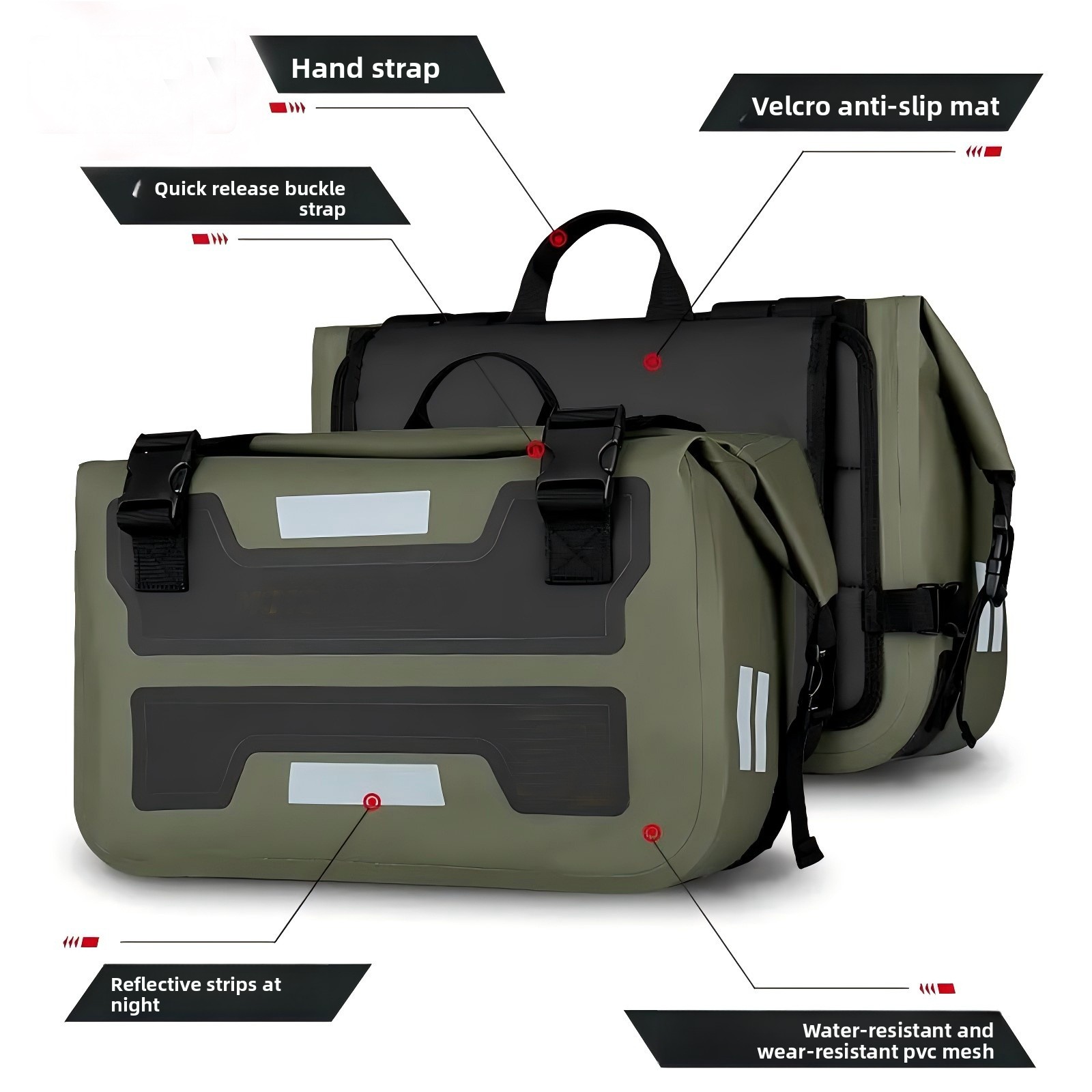 30L x2 Motorrad-Satteltaschen, – Panniers Waterproof Rear Bewertung und Preis